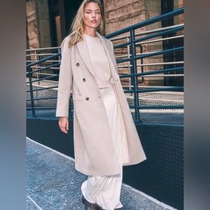 NWT!! Reformation Paley Double Breasted Coat